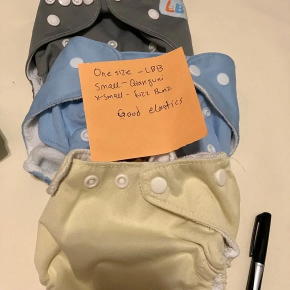 Newborn Mixed Cloth Diaper Bundle - Picture 9 of 12